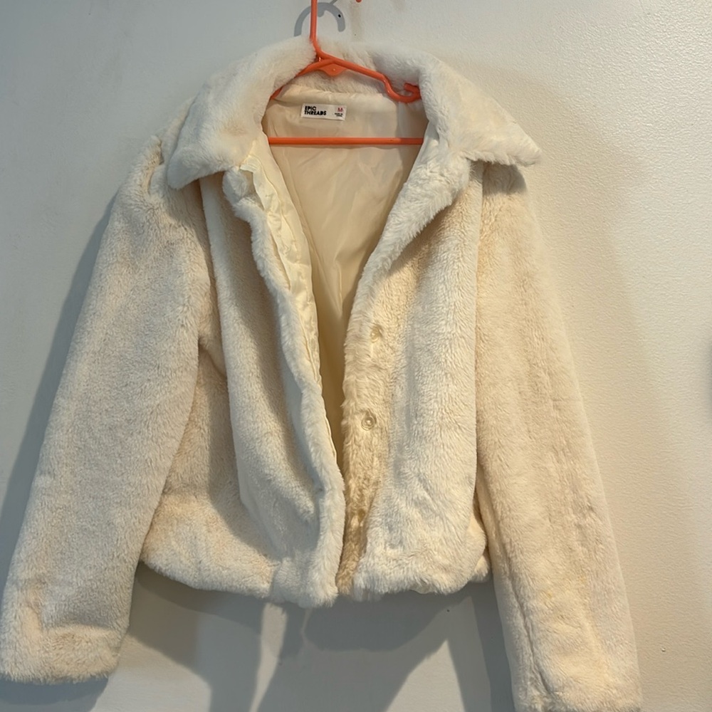 Girls Faux Fur Coat